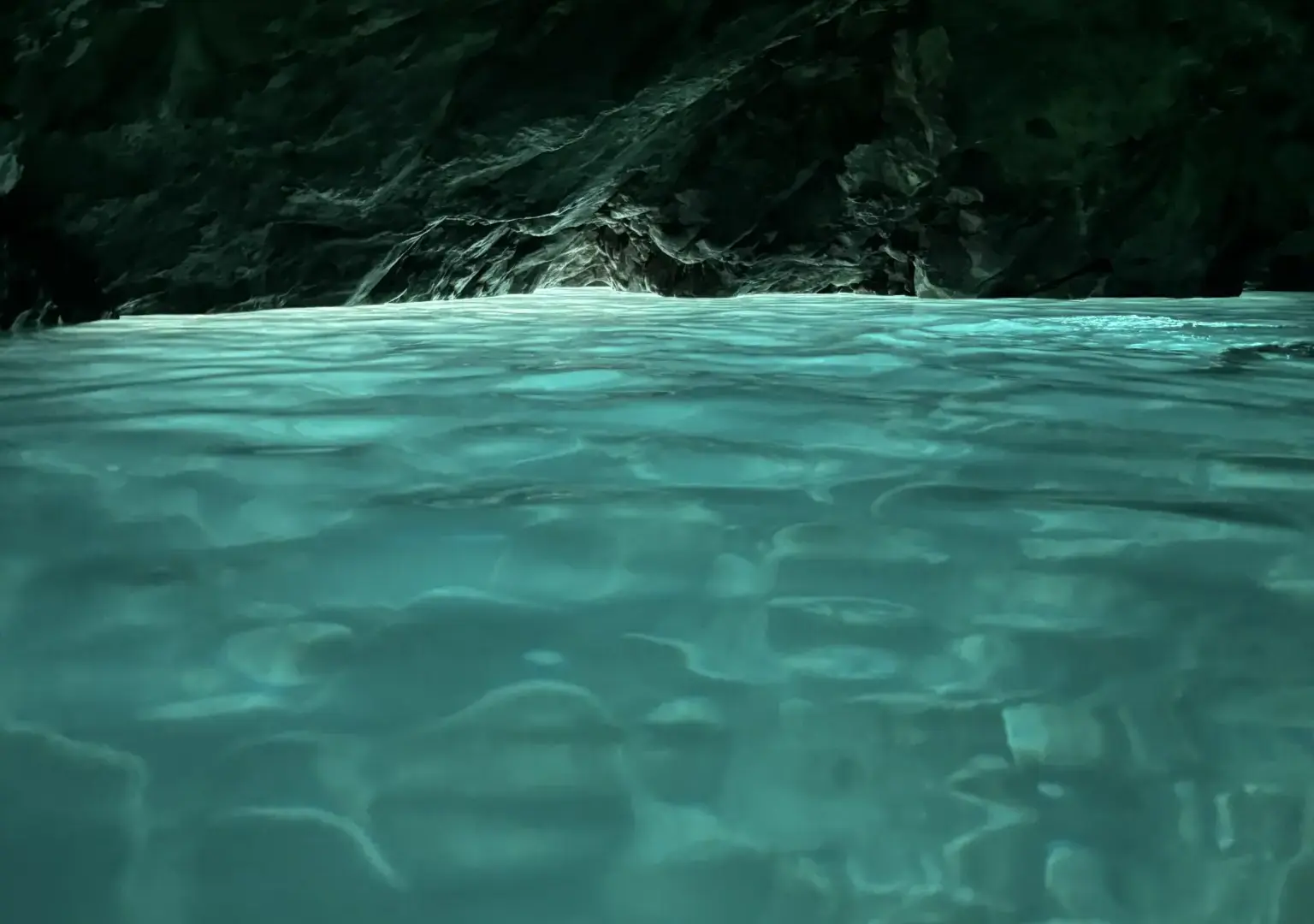 The cave near Dafina Bay
